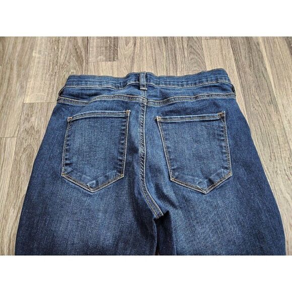 (3/$35) Gap Size 29 / 8 Regular Distressed Skinny Favorite Blue Jeans Jeggings - Picture 3 of 12